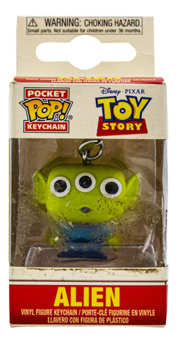 Alien Toy Story Disney Figura Llavero 4cm Pocketpop Funko Cd