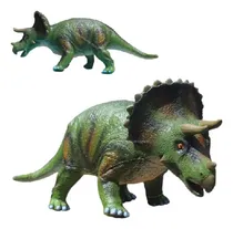 Comprar Triceratops Dinosaurio Grande Realista Jurassic -goma Suave 