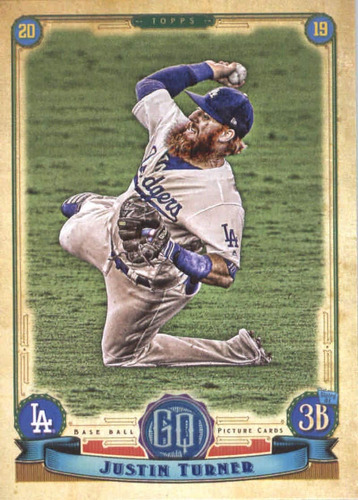 2019 Topps Gypsy Queen 221 Justin Turner Los Angeles Dodgers