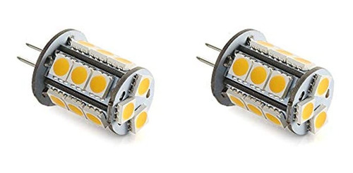 2 Bombillas Led De 12v De Bajo Voltaje 3w Blanco Cálido