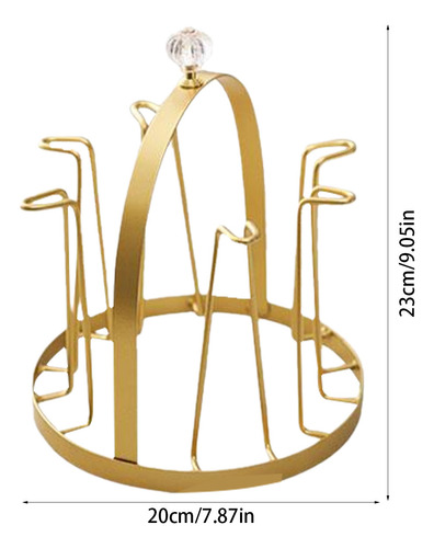 Soporte Para Secar Vasos De Cerveza En 3d, 6 Tazas Underwa 4
