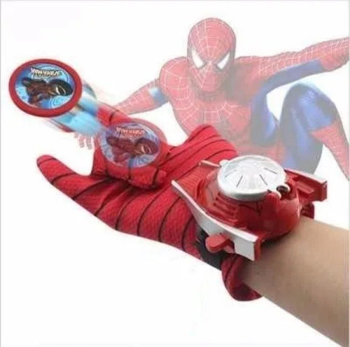 Imagen 2 de 2 de Guante Lanza Tazos Spiderman Juguete Para Niños