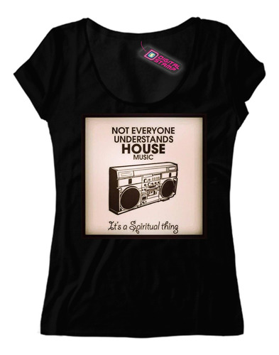 Remera Mujer It´s The Spiritual Thing House Music Me53 Dtg