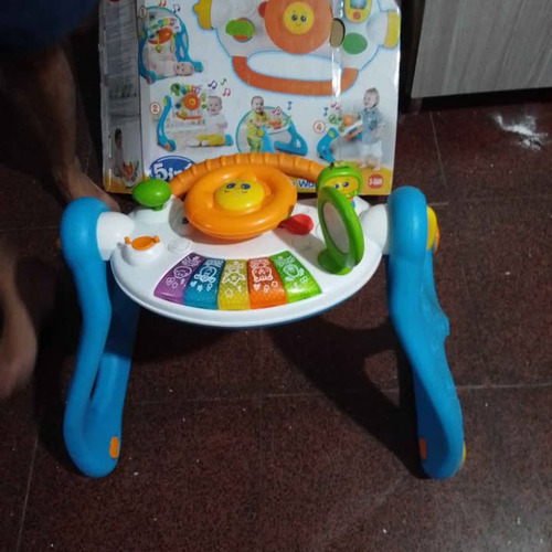 Andador 3 En 1 Con Luz Y Sonidos Winfun Blanco Y Naranja (Usado)