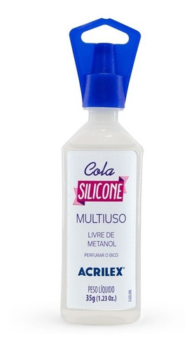 Cola Silicone Multiuso Artesanato Sem Metanol Acrilex 35g