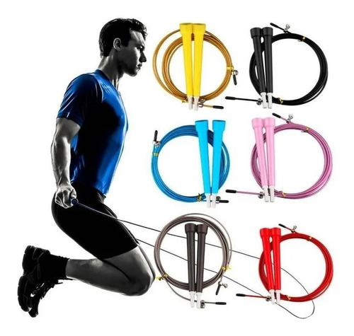 Imagen 1 de 3 de Cuerda Para Saltar Speed Cardio Crossfit Deporte / Lhua