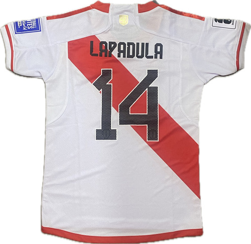 Camiseta De Futbol Selección Peru Talla 10