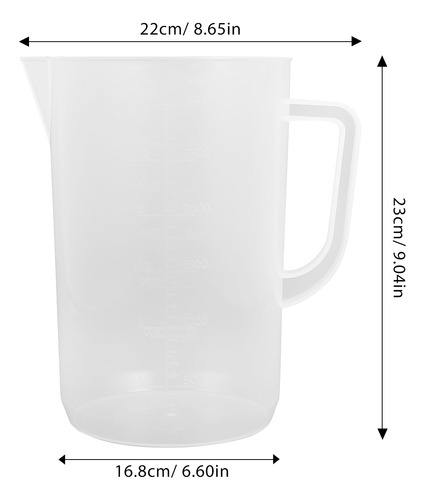 Práctica Tabla De Conversión Measure Pitcher, Multiusos