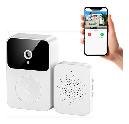 Timbre Smart Wifi Intercomunicador Camara Inalambrico Puerta