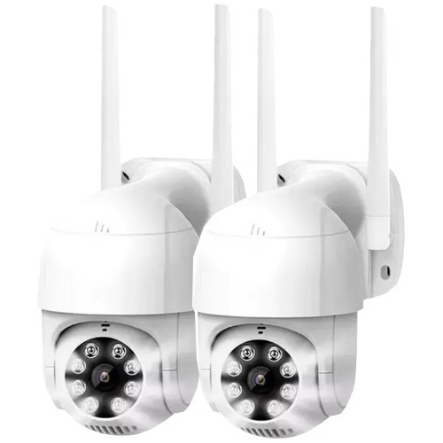 Kit X2 Camaras Ip Wifi Exterior Seguridad Inalambrica Espia