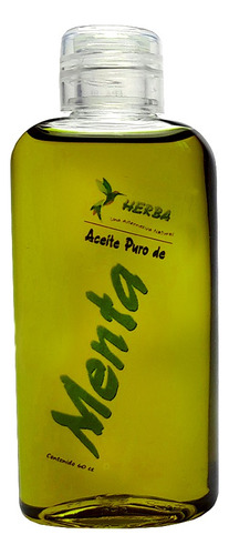 Aceite Herba  De Menta Orgánico Puro *60ml