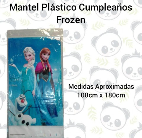 Imagen 1 de 2 de Mantel Plástico Decoración Fiesta De Cumpleaños Frozen 