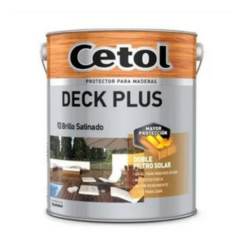 Imagen 1 de 6 de Cetol Deck Plus 4 Lts - Protector Para Pisos Deck