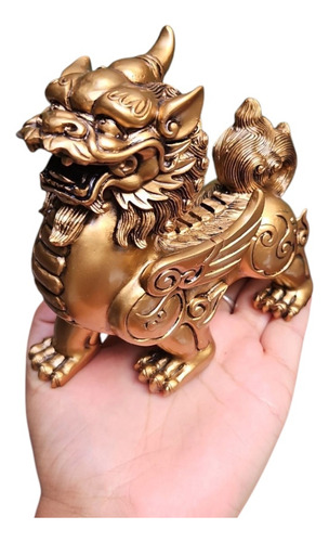 Perros Fu Leones Par Poliresina 12cm Aprox Monte Kurama