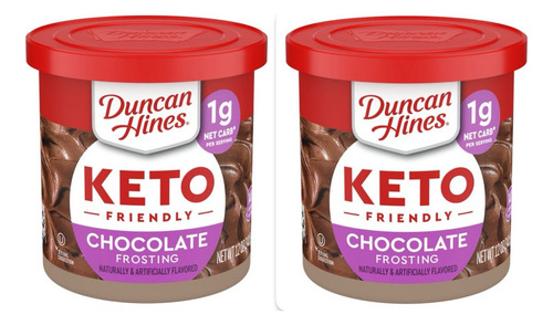 Duncan Hines Keto Betun De Chocolate 12 Oz (2 Pz)