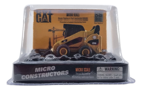 Micro Constructors Maquina Cat Micro 272c Minicargadora Amarillo