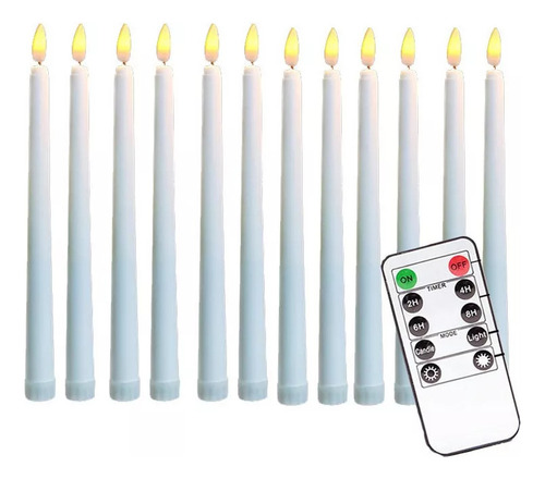 Lámpara Led Swing Flame Con Forma De Vela Larga Simulada, 12