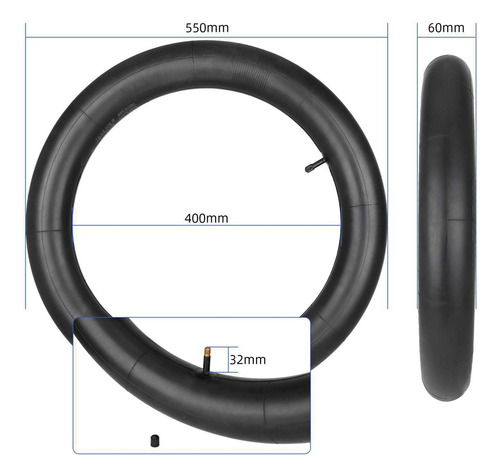 ` Pneu Interno Para Bicicleta De Montanha Snow B 20x20