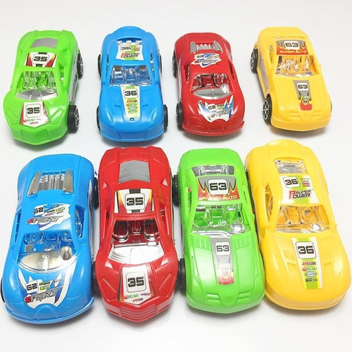 Pack De 12 Carritos Autos De Carrera Juego Para Niños