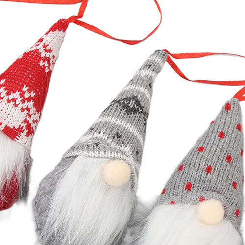 Gnomos Para Colgar En Forma De Árbol De Navidad, 6 Unidades,