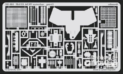 Eduard Fotograbado 1:35 - M-113 Acav Exterior (tamiya) - (ed