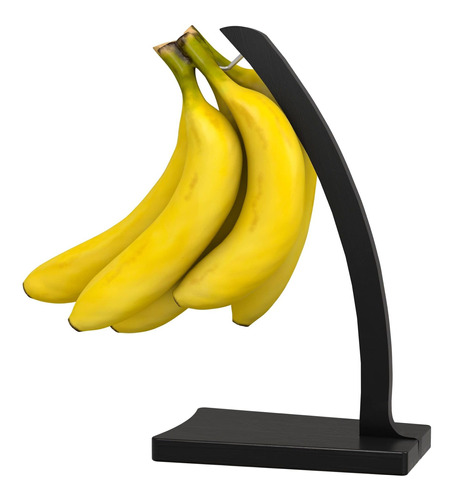 Bamboo Banana Hanger Soporte Stand With Stainless Steel