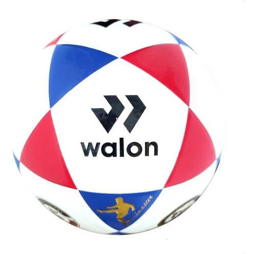 Pelota Fútbol Walon Balón Cuero Vulcanizado Calidad Mikasa