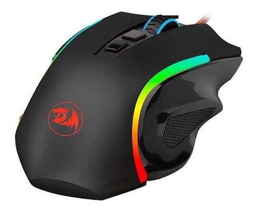 Imagen 3 de 3 de Mouse gamer de juego Redragon Griffin M607 negro