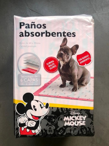 Paños Absorbentes De Entrenamiento  Perros Diseño Disney 20u