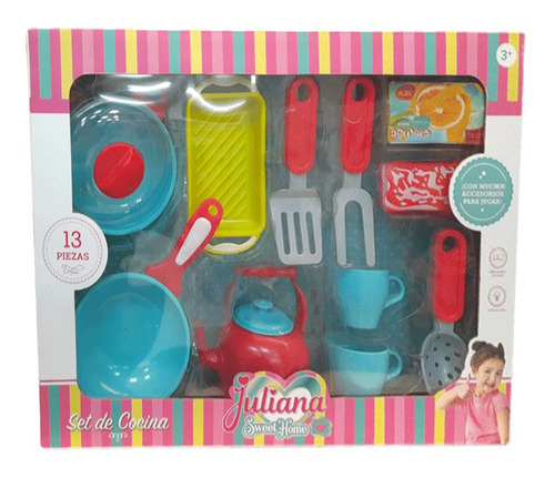 Juliana Sweet Home Set De Cocina 13 Piezas