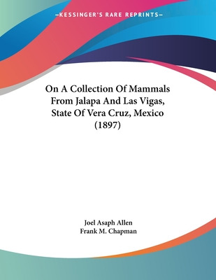 Libro On A Collection Of Mammals From Jalapa And Las Viga...