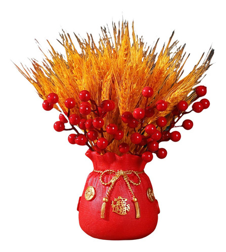 Saco Chinês Criativo Em Forma De Trigo Seco Vaso De Flores