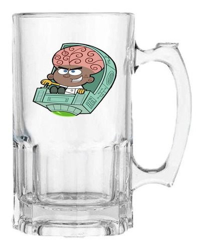 Vaso Cervecero Dibujos Animados P2 Transparente E245