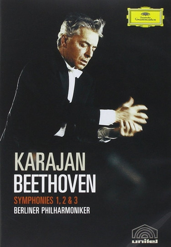 Beethoven - Sinfonías 1, 2 & 3   - Karajan - Dvd.