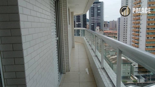 Apartamento Com 2 Dormitórios À Venda, 90 M² Por R$ 554.100,00 - Vila Guilhermina - Praia Grande/sp - Ap2709