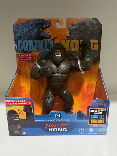 Imagem 1 de 2 de Battle Roar Kong Monsterverse Godzilla Vs Kong Playmates