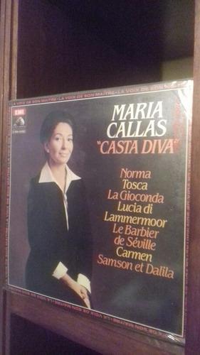 Maria Callas Disco De Vinilo Lp Clasica