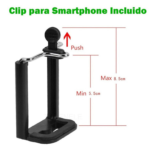 Tripode Celular iPhone Android Vertical Horizontal