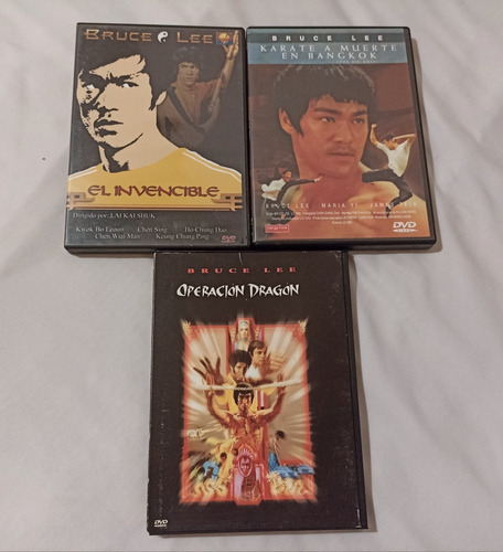 Bruce Lee 3 Peliculas Clasicas Dvd Originales 