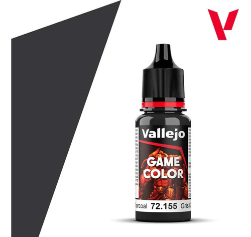 Tinta Charcoal 72155 Game Color Vallejo Modelismo