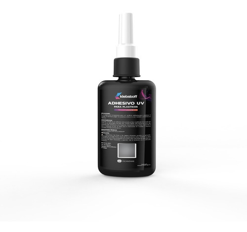 Pegamento Para Plástico Curado Por Luz Ultravioleta 50 Ml
