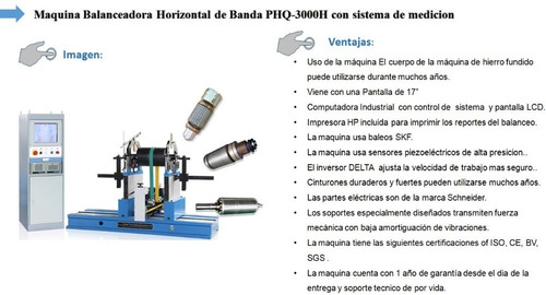 Imagen 9 de 13 de Balanceadoradinamica 3 Ton Rotores, Rodillos,impelentes,flec