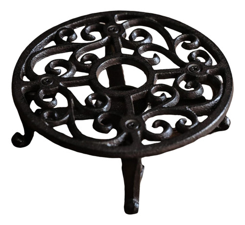 Calentador De Tetera De Hierro Fundido Con Base De Soporte