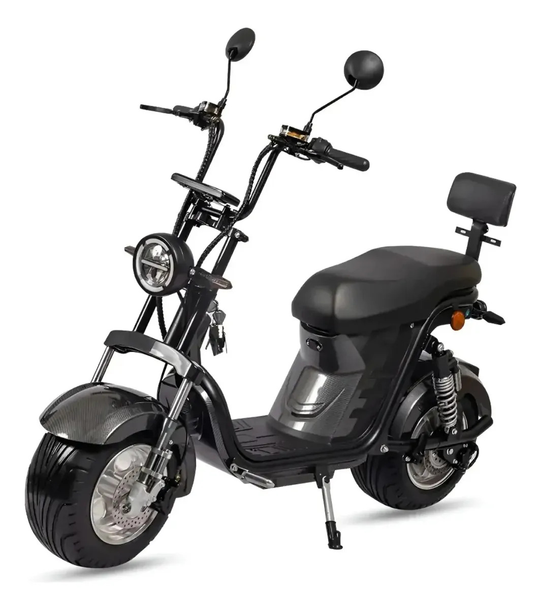 Bicicleta Elétrica Zurbe Cor Carbon 60v