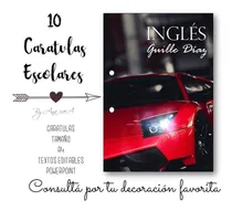Comprar Caratulas Imprimibles Tamaño A4 Autos #3 Textos Editables