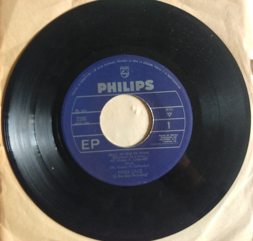 Paper Lace Lp Billy Don't Be A Hero P (Usado)