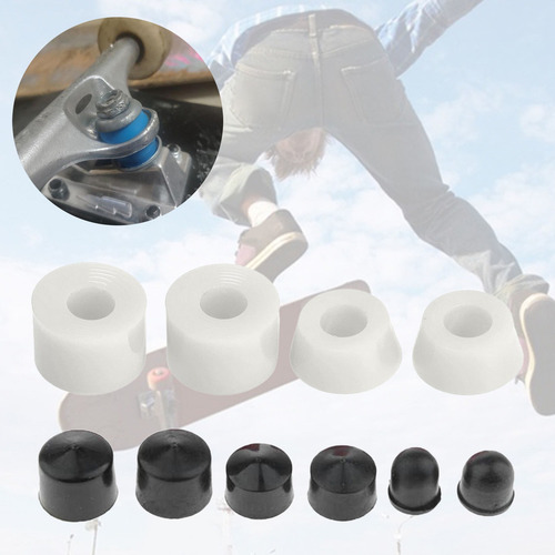 20x Kit De Bucha De Caminhão De Skate Amortecedores Macios .