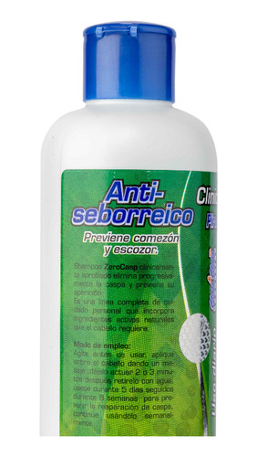 Shampoo Anticaspa Sin Sal Sin Sulfato Para La Caspa 650ml