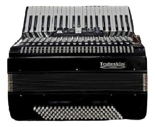 Todeskini acordeon 120 baixos preto