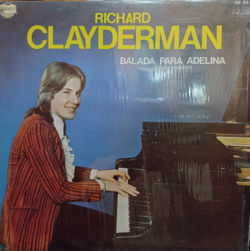 Richard Clayderman Balada Para Adelina Lp Seminuevo 